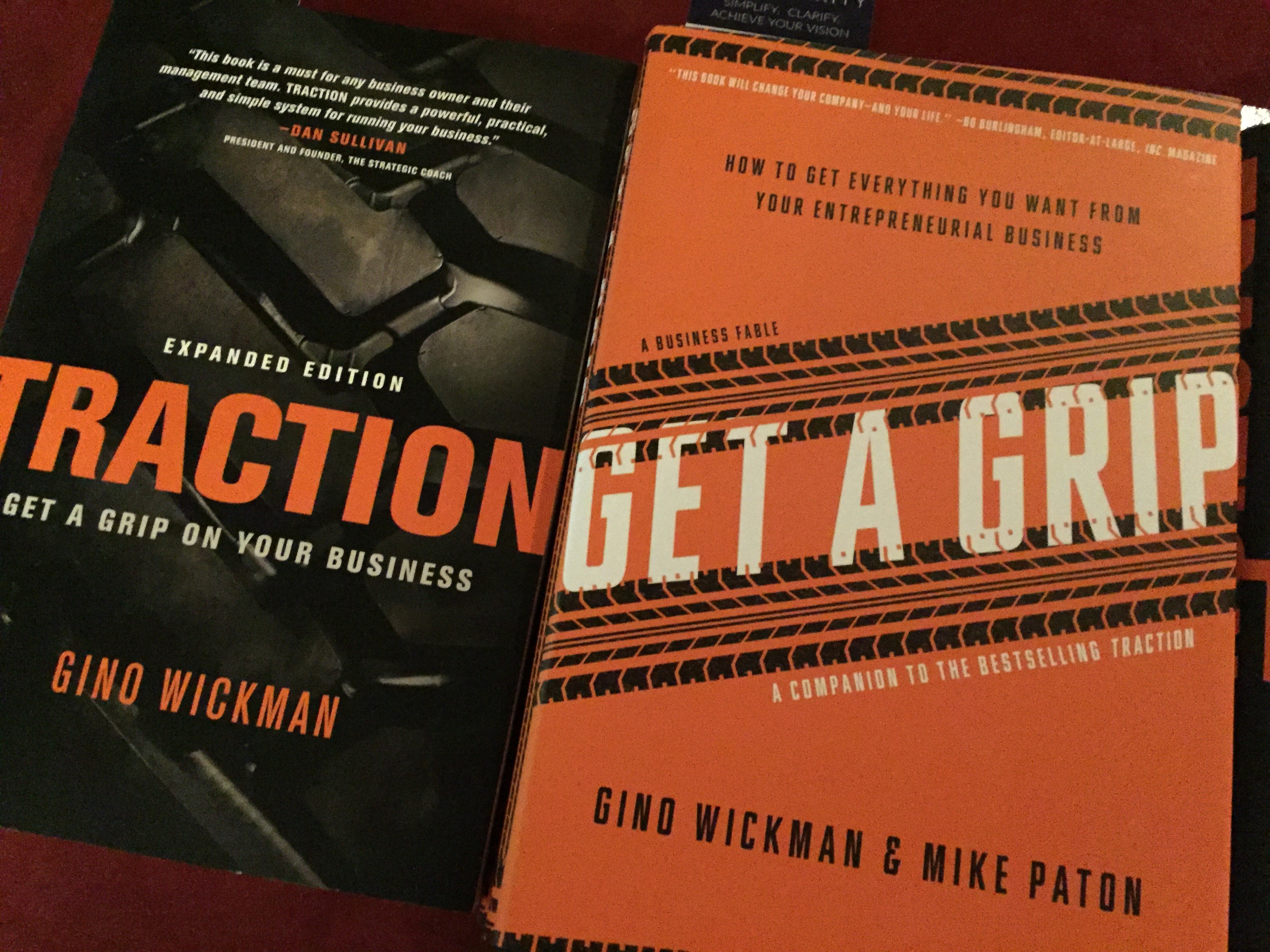 Traction and Get a Grip EOS books