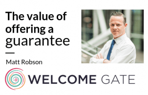 Welcome_gate - offering a guarantee